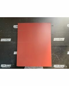 HPL / Trespa Plaat (Rood) 160 x 123 cm - Dikte: 6 mm