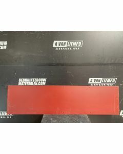 HPL / Trespa Plaat (Rood) 158,5 x 40 cm - Dikte: 6 mm