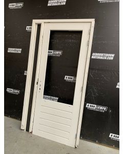 Achterdeur + Kozijn 126 B x 233,5 H (Rechtsdraaiend) 2964 Hout