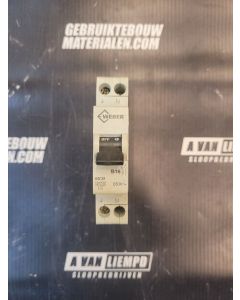 WEBER Installatieautomaat MCB B16 10240 Groepenkasten