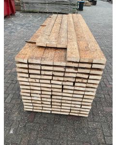 Gebruikte Vurenhouten Balken 5x15 - 320cm 7459 Gebruikt Balkhout