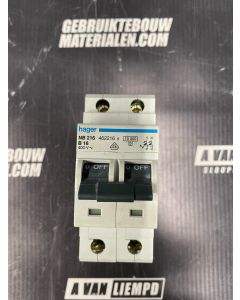 HAGER Installatieautomaat NB 216 B16 10227 Groepenkasten