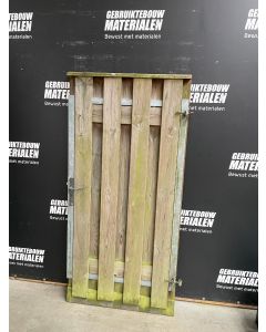 Schuttingpoort 90 B x 180 H (Rechtsdraaiend)